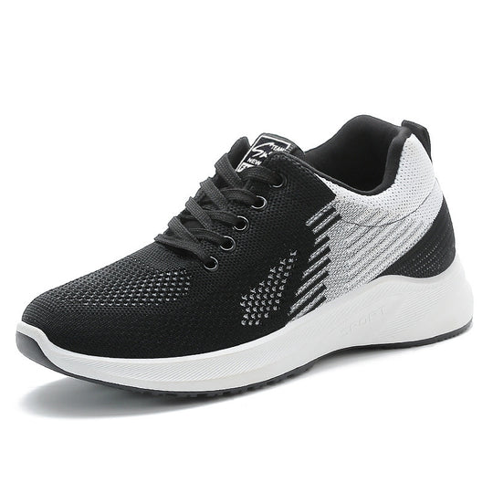 Damen Leichte und atmungsaktive Laufschuhe mit innovativem Strickdesign EB