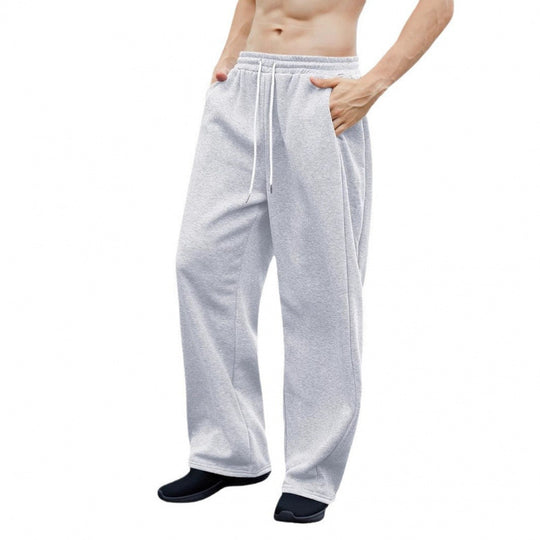 Damen nan weite Oversize Jogginghose mit tiefem Schritt, elastischem Bund und Kordelzug EB