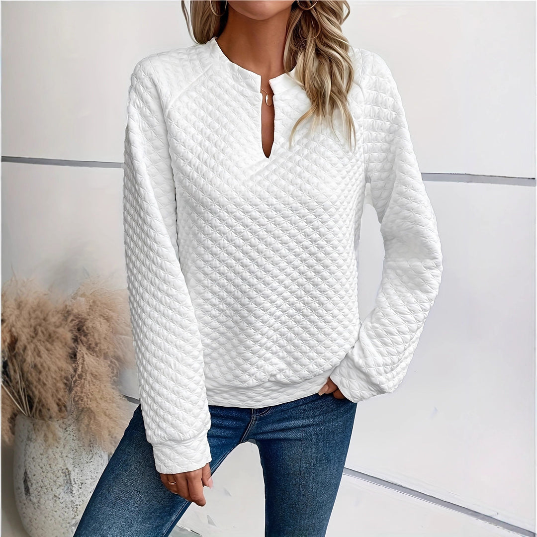 Damen Sweatshirt mit strukturiertem Design EB