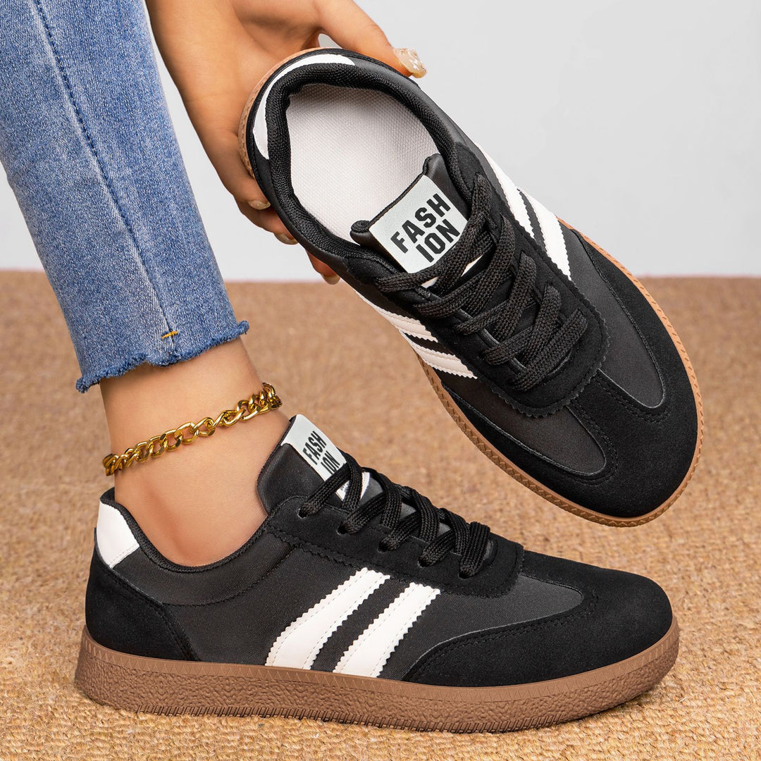 Damen Modische Sneakers mit eleganter Sohle und atmungsaktiver Oberfläche EB