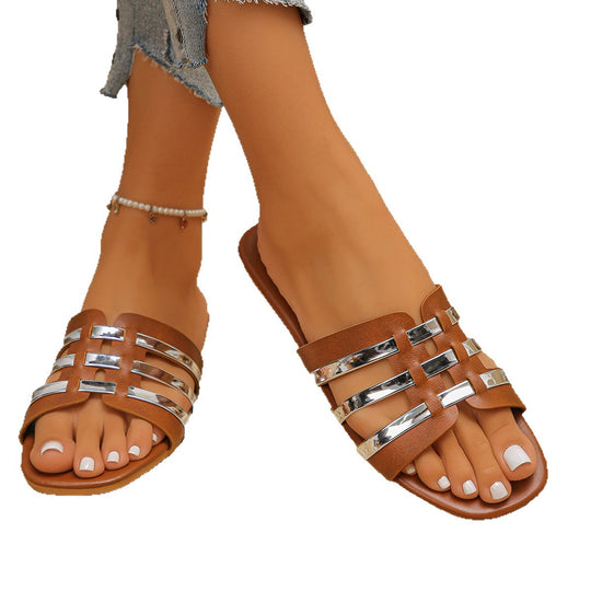 Damen Komfortable Clogs mit modischen Riemchen EB