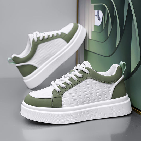 Damen Komfortable Sneaker mit hoher Sohle EB
