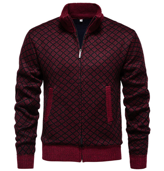 Herren gesteppte Sweatjacke EB