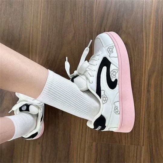 Damen Sneaker mit verspieltem Tiermotiv und komfortablem Dämpfungssystem EB