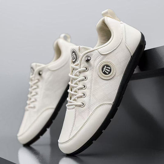 Damen Sportliche Freizeitschuhe aus hochwertigem Leder mit rutschfester Sohle EB