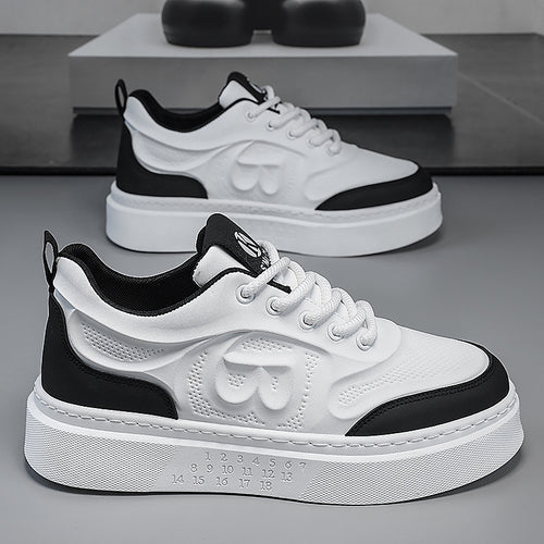 Damen Sneakers mit gepolsterter Plattform und stylischem Design EB