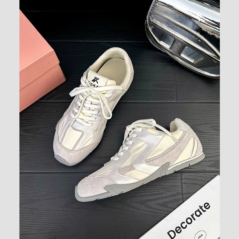 Damen Sportliche Sneakers mit luxuriösem Wildleder und atmungsaktivem Obermaterial EB
