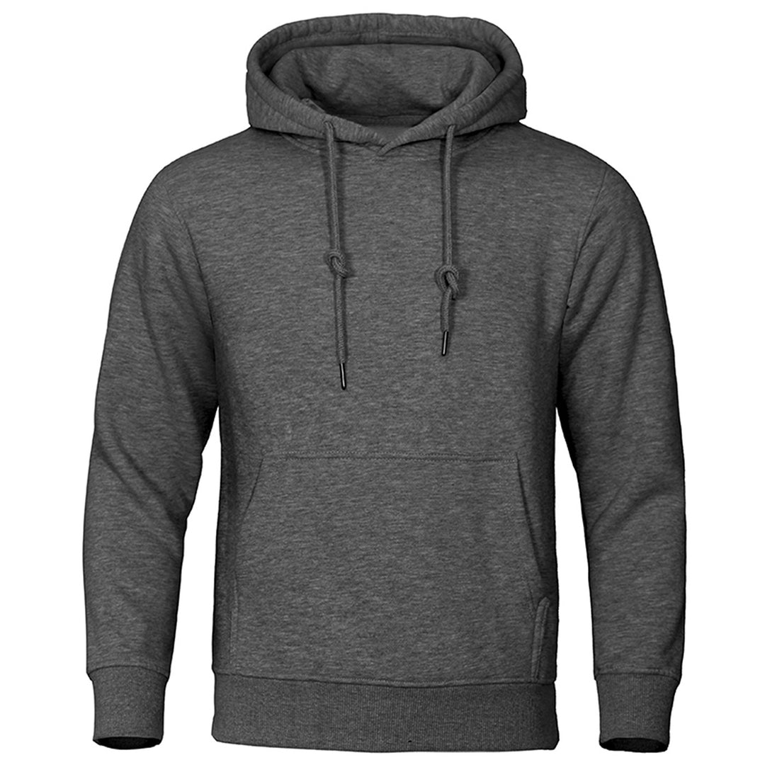 Unisex Premium-Kapuzenpullover mit extra hohem Kragen, Kängurutasche und gebürstetem Innenfutter EB