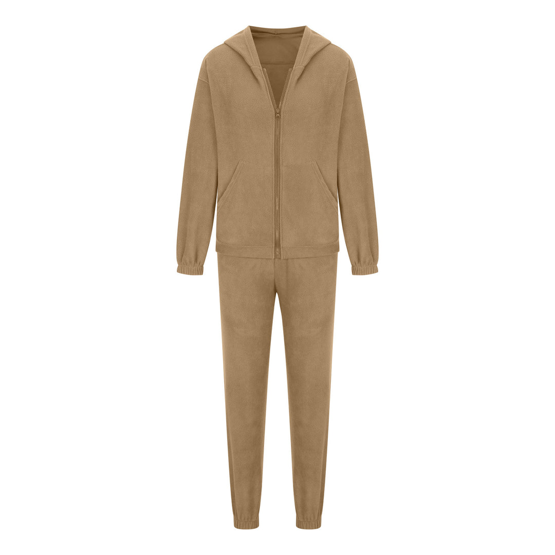 Damen nan oversized Kapuzenpullover-Set mit Cargo-Jogginghose EB