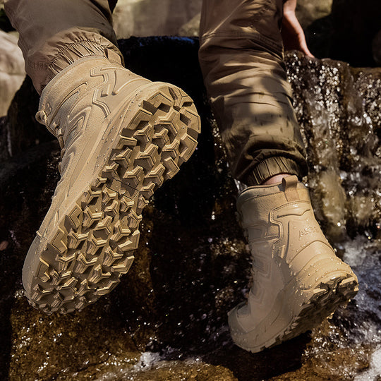Damen Hochleistungs-Wanderstiefel mit rutschfester Sohle und atmungsaktivem Obermaterial EB
