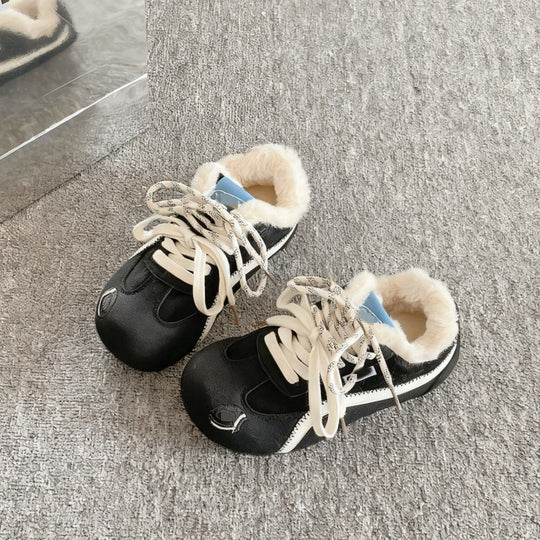 Damen Sneaker mit wärmendem Fleece-Innenfutter und modischem Design EB