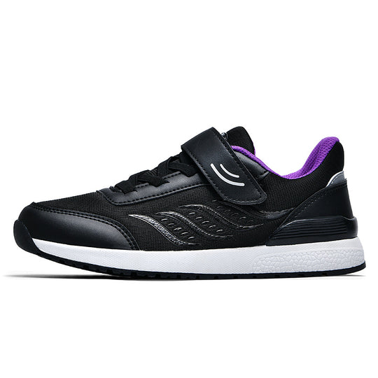 Damen Sportliche Sneaker mit praktischem Klettverschluss und atmungsaktiver Oberflächenstruktur EB