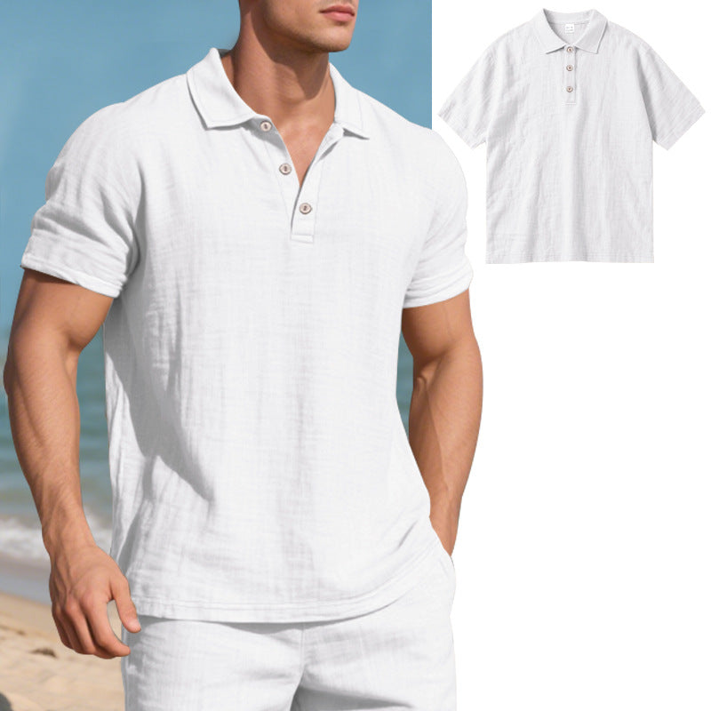 Herren Poloshirt mit atmungsaktiver Struktur und klassischem Kragen EB