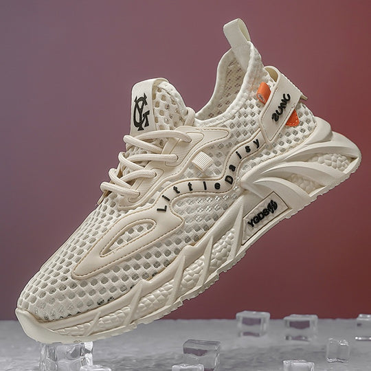 Damen Sportliche Mesh-Sneaker mit atmungsaktivem Obermaterial und innovativem Dämpfungssystem EB