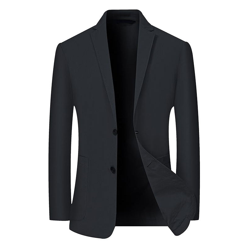 Herren Modernes Stretch Business-Sakko mit schmalem Schnitt und aufgesetzten Taschen EB