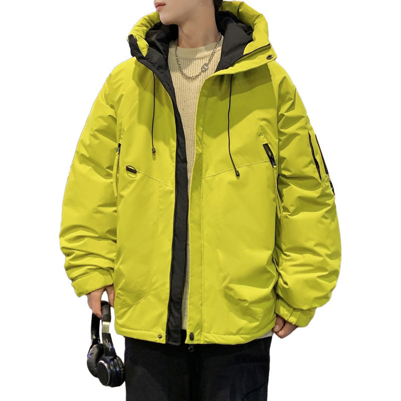 Herren stilvolle und funktionale Winterjacke mit großzügigem Schnitt und praktischen Taschen EB