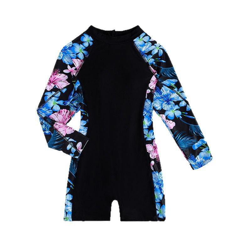 Damen Sportlicher Rashguard-Badeanzug EB