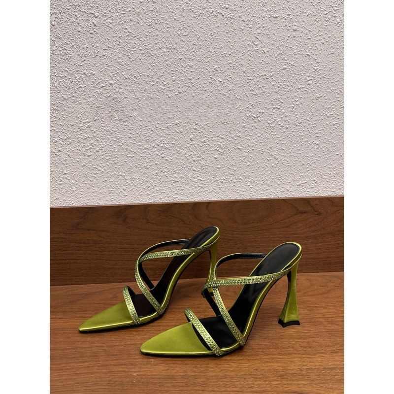 Damen elegante High Heel Sandalen mit verziertem Riemendesign EB