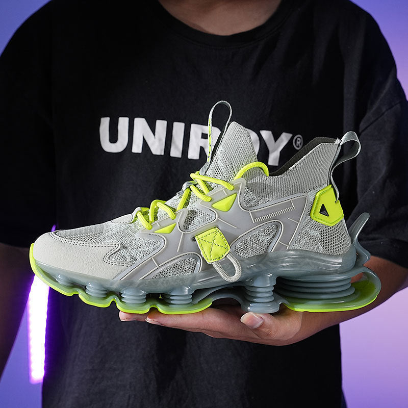 Damen Sportliche Sneakers mit innovativem Dämpfungssystem und rutschfester Sohle EB