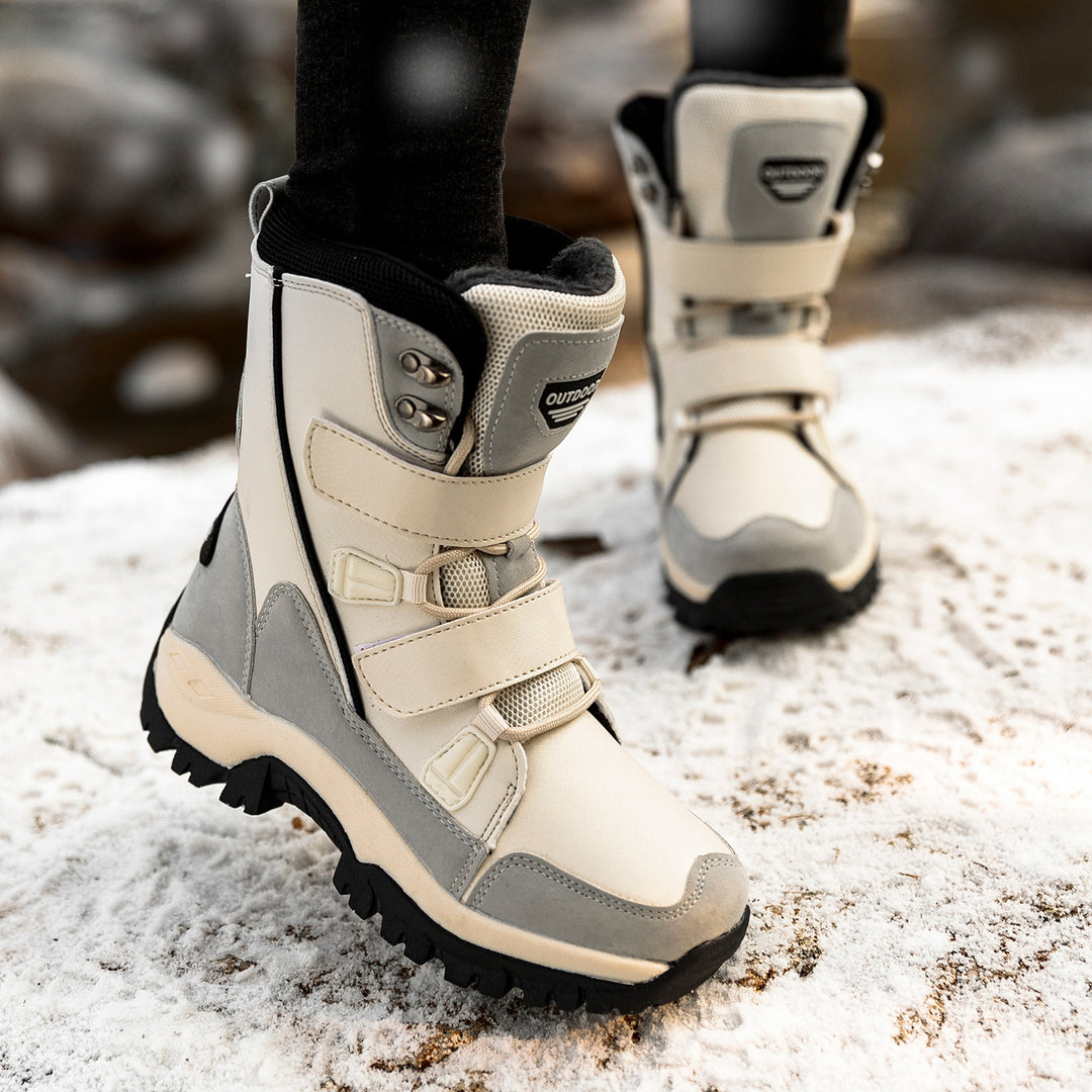 Damen Winterfestige Stiefel mit isolierendem Innenfutter und rutschfester Sohle EB