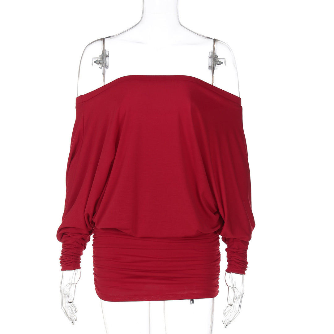 Damen Off-Shoulder Minikleid mit lässigem Schnitt und weichem Material EB