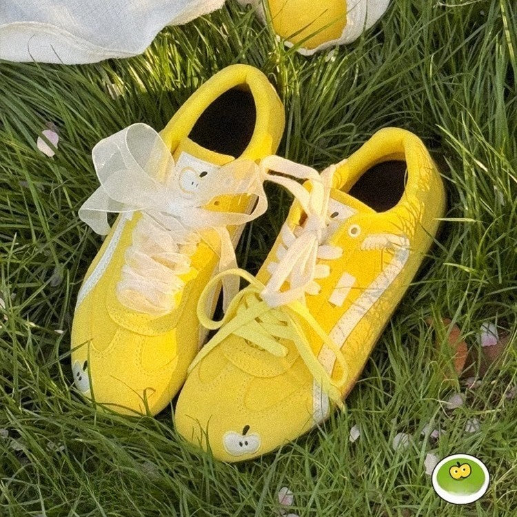 Damen Sneakers mit verspieltem Applikationsdesign und hochwertiger Verarbeitung EB