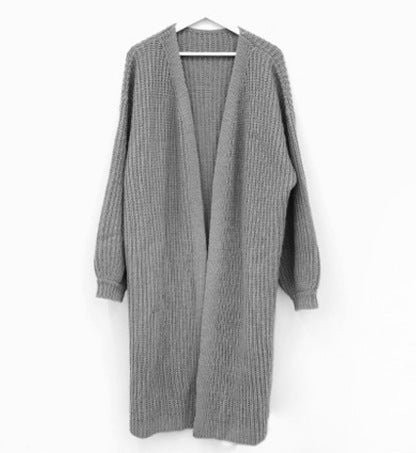 Damen Grobstrick Cardigan mit offenem Schnitt EB