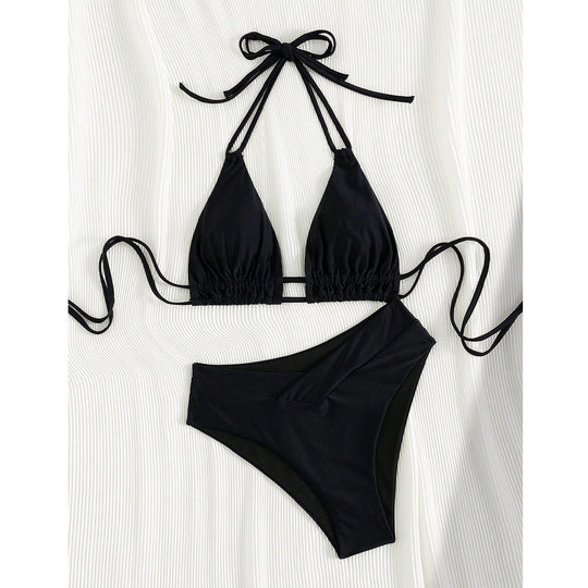 Damen Triangel-Bikini mit verstellbaren Trägern und modischem Schnitt EB