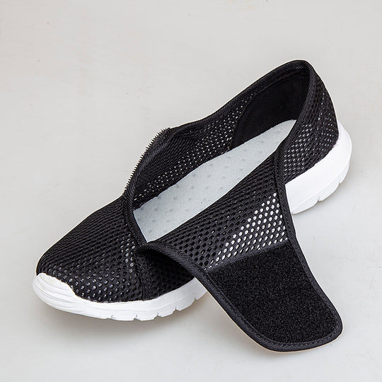 Damen Atmungsaktive Slip-On Sneakers mit flexiblem Netzdesign EB