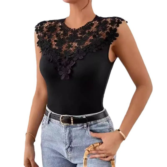 Damen Lace Bodysuit mit eleganter Applikation EB