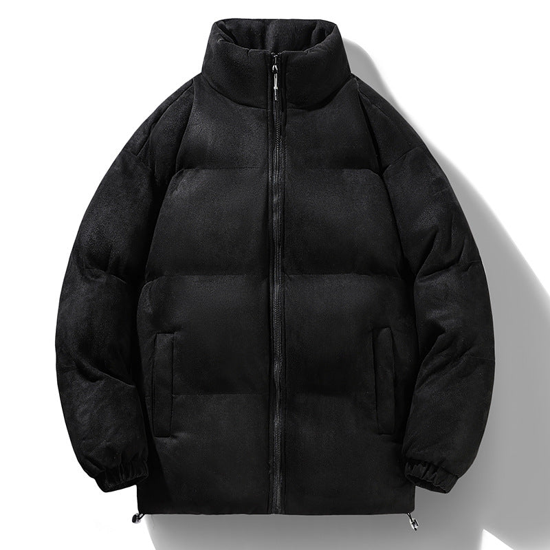 Damen wattierte Überjacke mit hohem Kragen und weichem Innenfutter EB