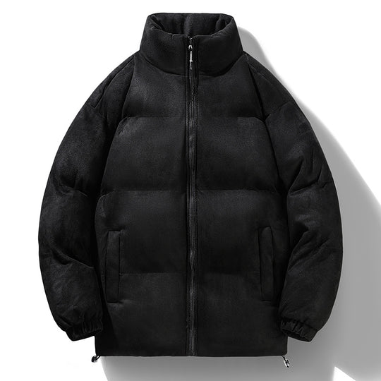 Damen wattierte Überjacke mit hohem Kragen und weichem Innenfutter EB