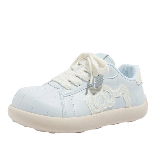Damen Sneakers mit verspieltem Tiermotiv und weicher Dämpfung EB
