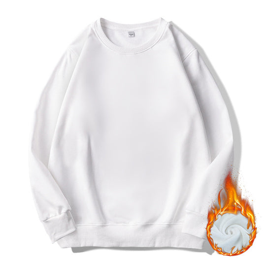 Unisex Thermo-Fleece Sweatshirt mit Rundhals und angerautem Innenfutter EB