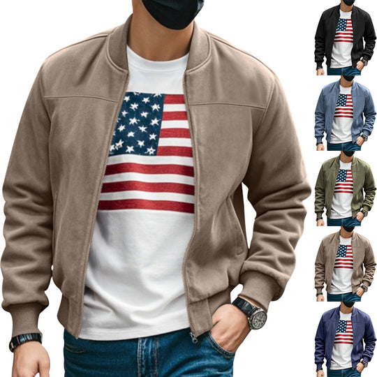 Herren Sweatjacke mit praktischem Reißverschluss und modischem Design EB