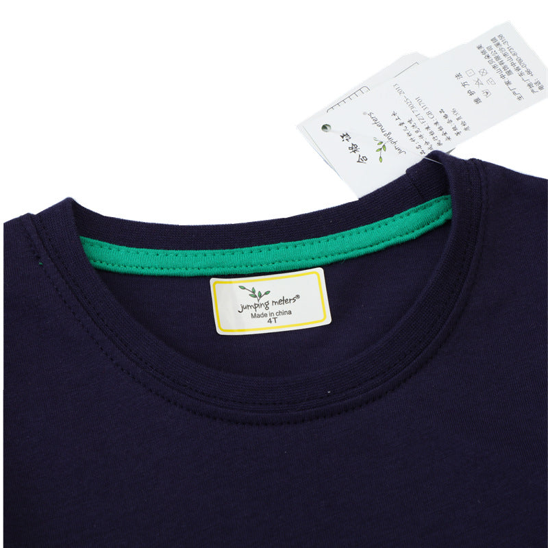 Jungen T-Shirt mit buntem Baustellenmotiv EB