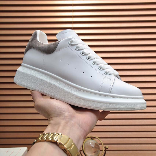 Damen Modische Sneakers mit hochwertiger Lederstruktur und bequemer Dämpfung EB