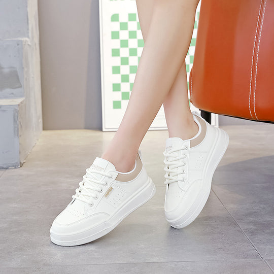 Damen Modische Sneaker mit strapazierfähigem Obermaterial und luftiger Sohle EB