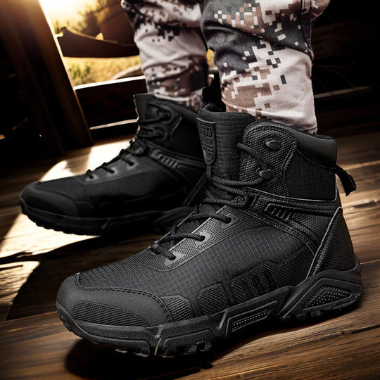 Herren Tactical Stiefel mit robuster Sohle und atmungsaktivem Obermaterial EB