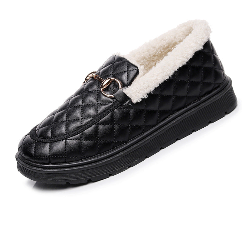 Damen bequeme, gefütterte Clogs mit modischem Steppdesign EB