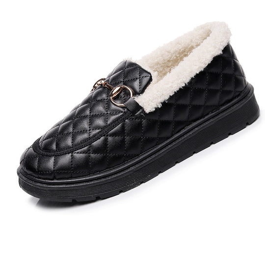 Damen bequeme, gefütterte Clogs mit modischem Steppdesign EB