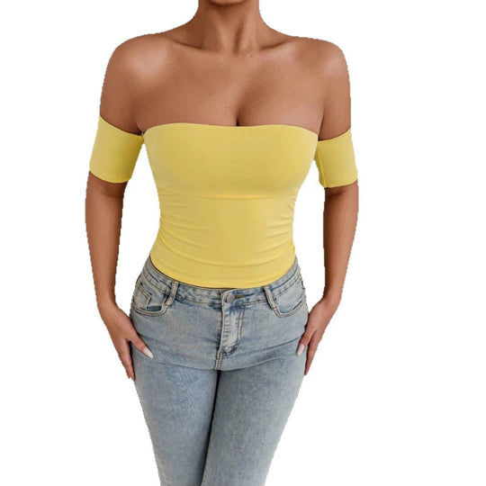 Damen Off-Shoulder Body mit figurbetonendem Schnitt EB