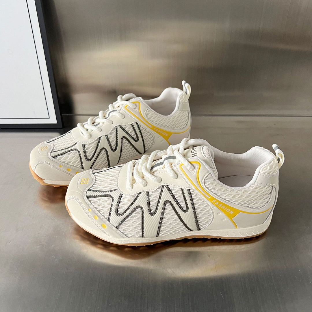 Damen modische Outdoor-Sneakers mit atmungsaktiver Mesh-Oberfläche und rutschfester Sohle EB