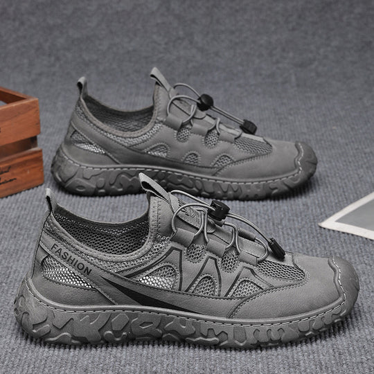 Damen Trendige Freizeit Sneaker mit atmungsaktivem Mesh-Obermaterial und rutschfester Sohle EB