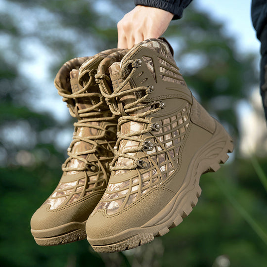 Herren Multifunktionale Camo-Trekkingstiefel EB