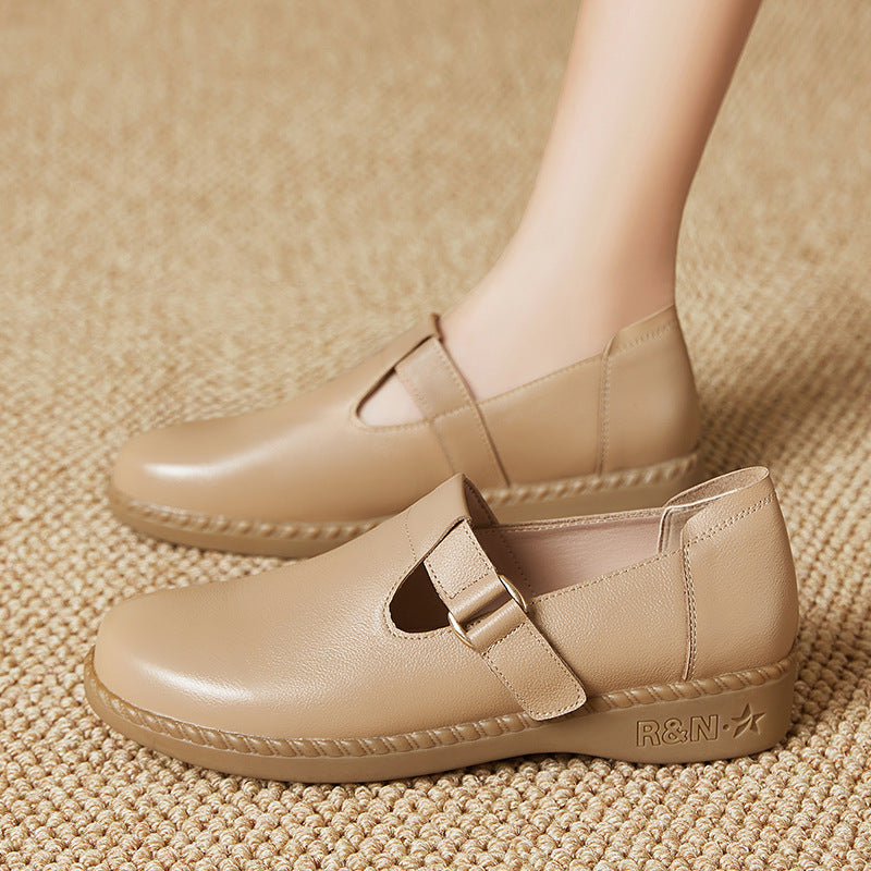 Damen Komfortable Slipper mit modischer Schnallenverzierung und anatomischem Fußbett EB