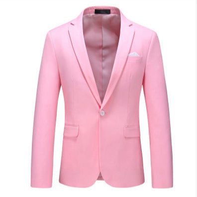 Herren nan elegantes Businesssakko Slim Fit mit schmaler Silhouette und modernem Reverskragen EB