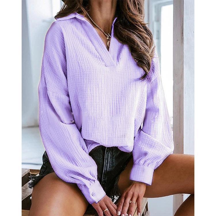 Damen lässige Hemdbluse EB