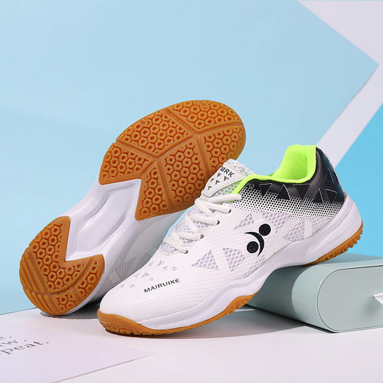 Unisex Indoor-Court-Sneaker mit griffiger nicht abfärbender Gummisohle und verstärkter Zehenkappe EB