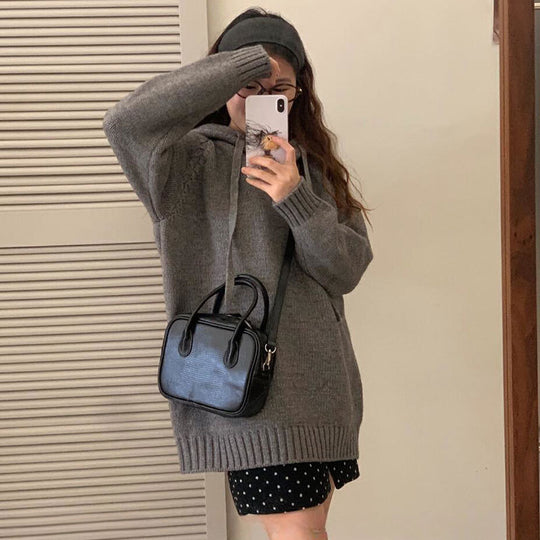 Damen Kapuzenpulli im Oversized-Design EB